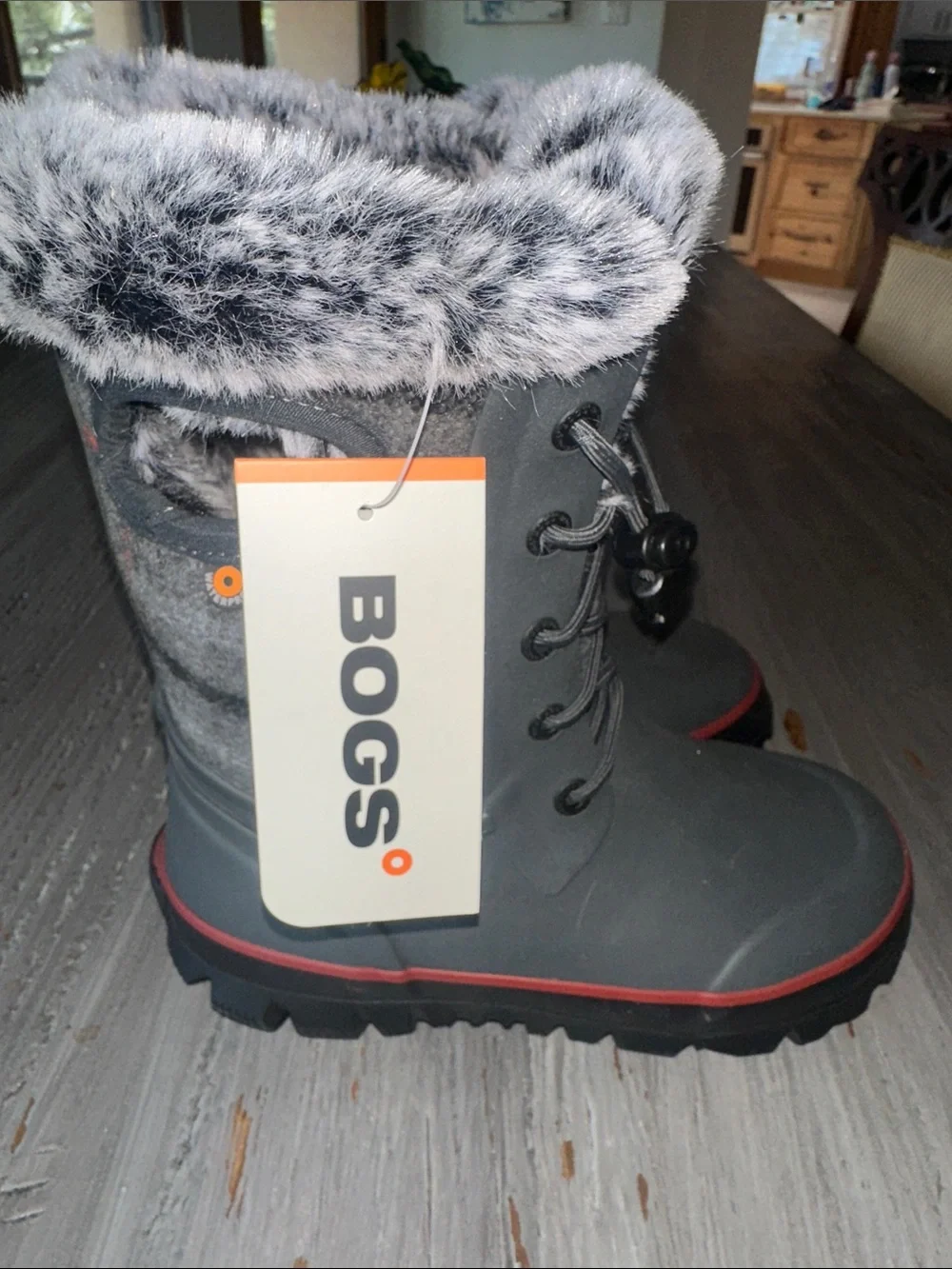 Bogs Arcada II Kids Gray Winter Boots